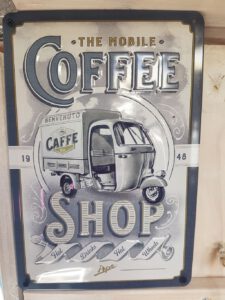 Blechschild Coffee Shop
