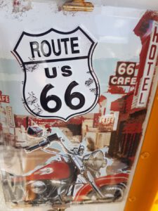 Blechschild Route 66