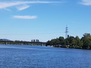 Blick auf Campingplatz