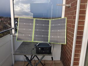 mobiles Solarpanel 150 WP